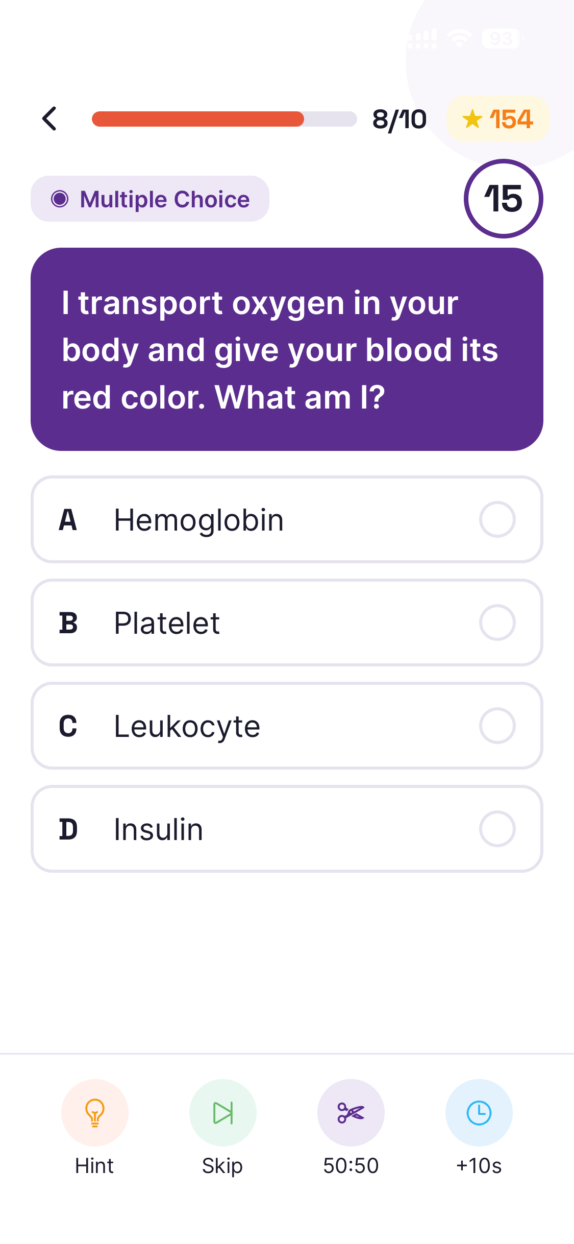 Multiple choice question